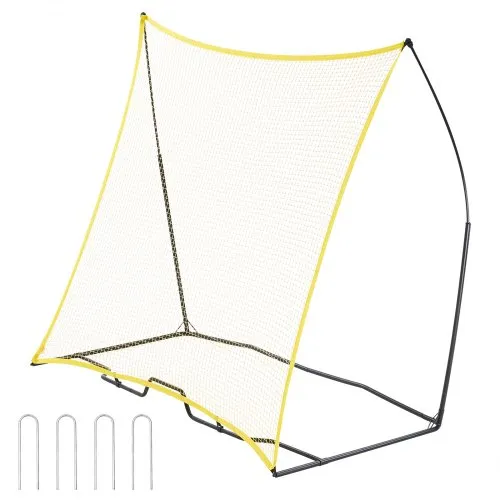 VEVOR Fußball-Rebounder tragbarer Fußballtrainer 7 x 7 Fuß Fußball-Trainingsgerät aus Eisen & Polyester, Sport-Fußball-Rebounder-Wand mit tragbarer Tasche, für Team-Solotraining Passen Volley VEVOR Fußball-Rebounder tragbarer Fußballtrainer 7 x 7 Fuß Fußball-Trainingsgerät aus Eisen & Polyester, Sport-Fußball-Rebounder-Wand mit tragbarer Tasche, für Team-Solotraining Passen Volley