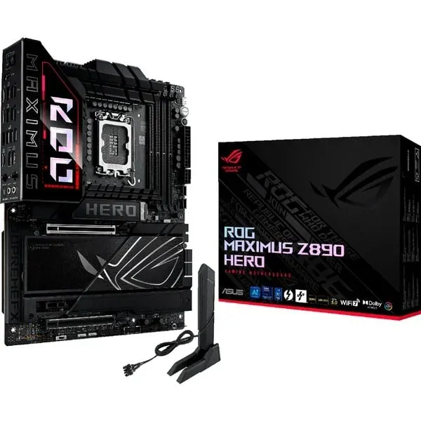 ASUS ROG MAXIMUS Z890 HERO Intel Z890 LGA 1851 (Socket V1) ATX ASUS ROG MAXIMUS Z890 HERO Intel Z890 LGA 1851 (Socket V1) ATX