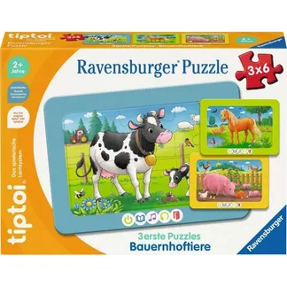 RAV tiptoi® 3 erste Puzzles: Bauernhoftiere RAV tiptoi® 3 erste Puzzles: Bauernhoftiere