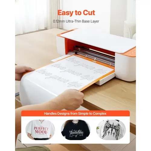 VEVOR Vinylfolie Wärmeübertragung Transferfolie (304,8 x 304,8 mm) 50 Blätter, verschiedene Farben, Plotterfolie kompatibel mit Schneidemaschinen, Aufbügelfolie für T-Shirts Kissen Hüte VEVOR Vinylfolie Wärmeübertragung Transferfolie (304,8 x 304,8 mm) 50 Blätter, verschiedene Farben, Plotterfolie kompatibel mit Schneidemaschinen, Aufbügelfolie für T-Shirts Kissen Hüte