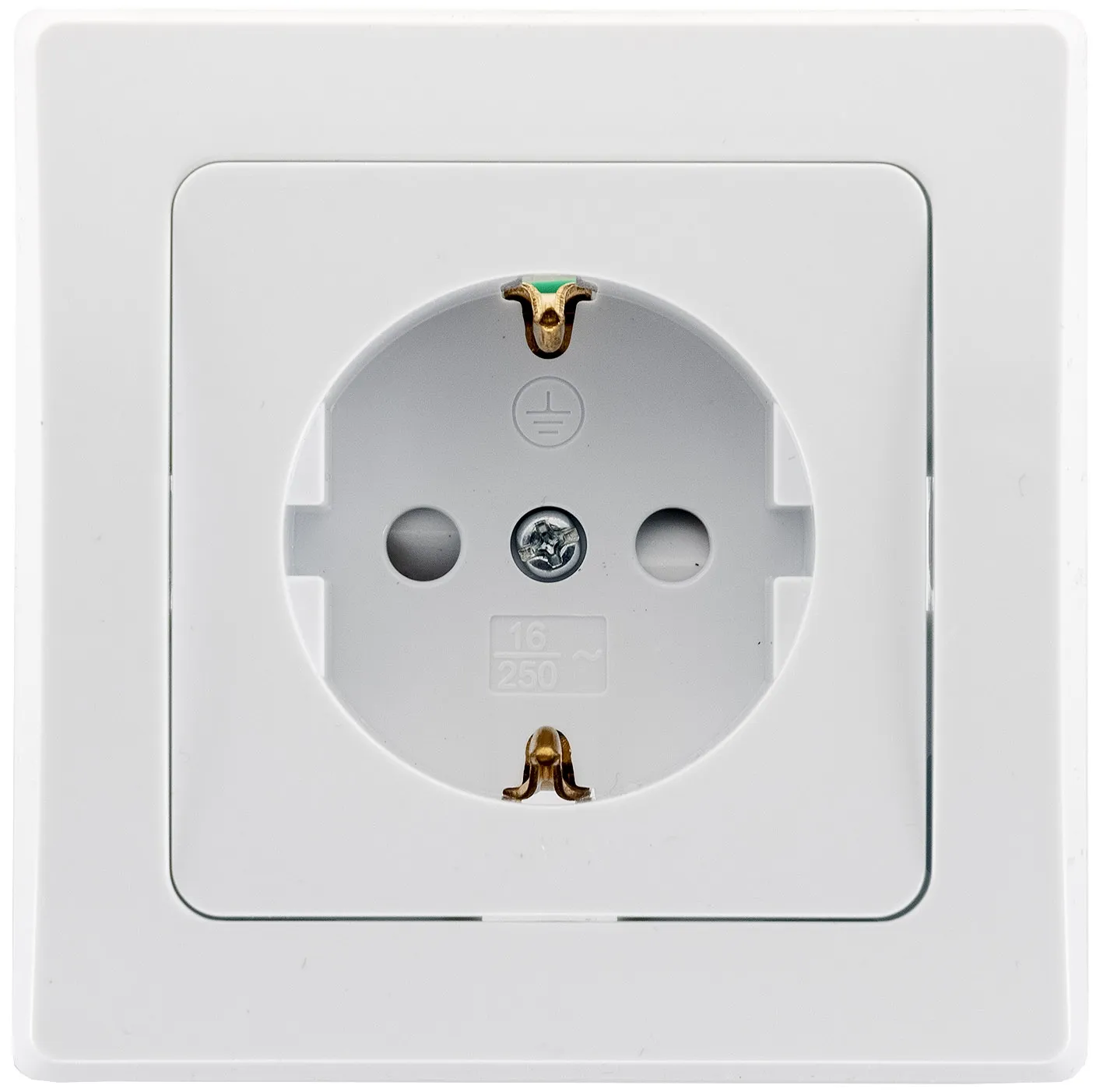 DELPHI Schutzkontakt-Steckdose, UP, weiß 250V~/ 16A, inkl. Rahmen, Steckanschluss DELPHI Schutzkontakt-Steckdose, UP, weiß 250V~/ 16A, inkl. Rahmen, Steckanschluss