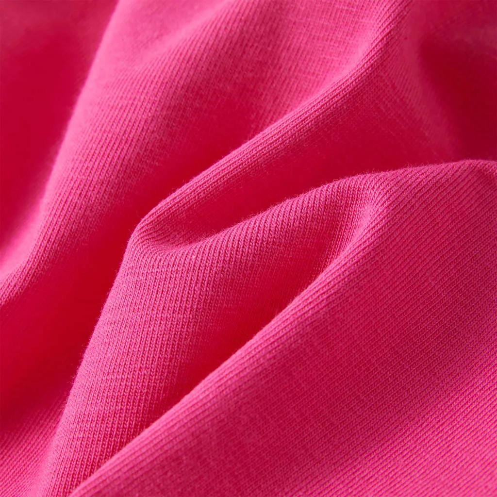 vidaXL Kinder-T-Shirt Dunkelrosa 104 – Bild 7