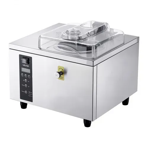VEVOR Gewerbliche Eismaschine für Gelato 500 W, 5 L/h, Eiscrememaschine mit 2,8 L Edelstahlzylinder (304) & Selbstreinigendem LED-Bedienfeld & Hoher Produktivität für Snackbars Restaurants – Bild 9