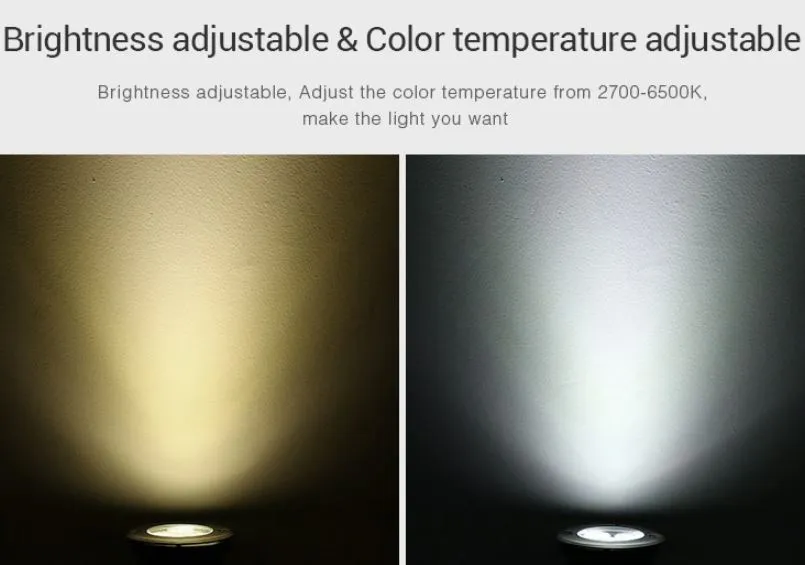 MiBoxer SYS-RD2 LED Subordinate Bodeneinbaustrahler 9W RGB+CCT mit Funk und WLAN – Bild 5