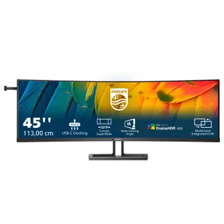 Philips 6000 series 45B1U6900C/00 Computerbildschirm 113 cm (44.5″) 5120 x 1440 Pixel UltraWide Dual Quad HD LED Schwarz Philips 6000 series 45B1U6900C/00 Computerbildschirm 113 cm (44.5″) 5120 x 1440 Pixel UltraWide Dual Quad HD LED Schwarz