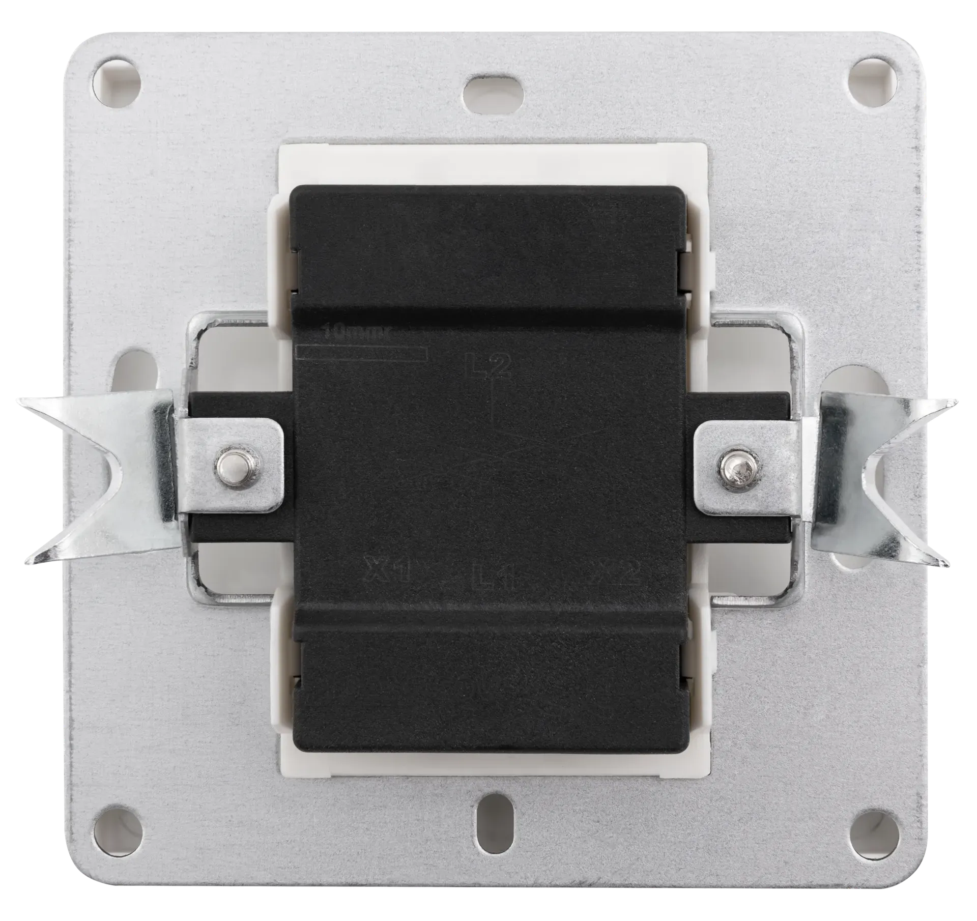 Kreuzschalter McPower ''Shallow'' 250V~/10A, UP, Steckanschluss, weiß – Bild 2