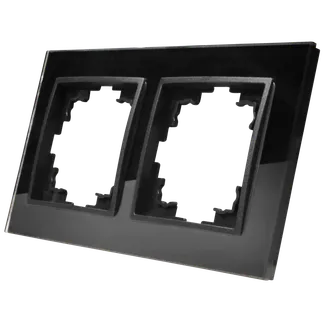 Glas-Rahmen McPower “Flair“, 2-fach, schwarz Glas-Rahmen McPower “Flair“, 2-fach, schwarz