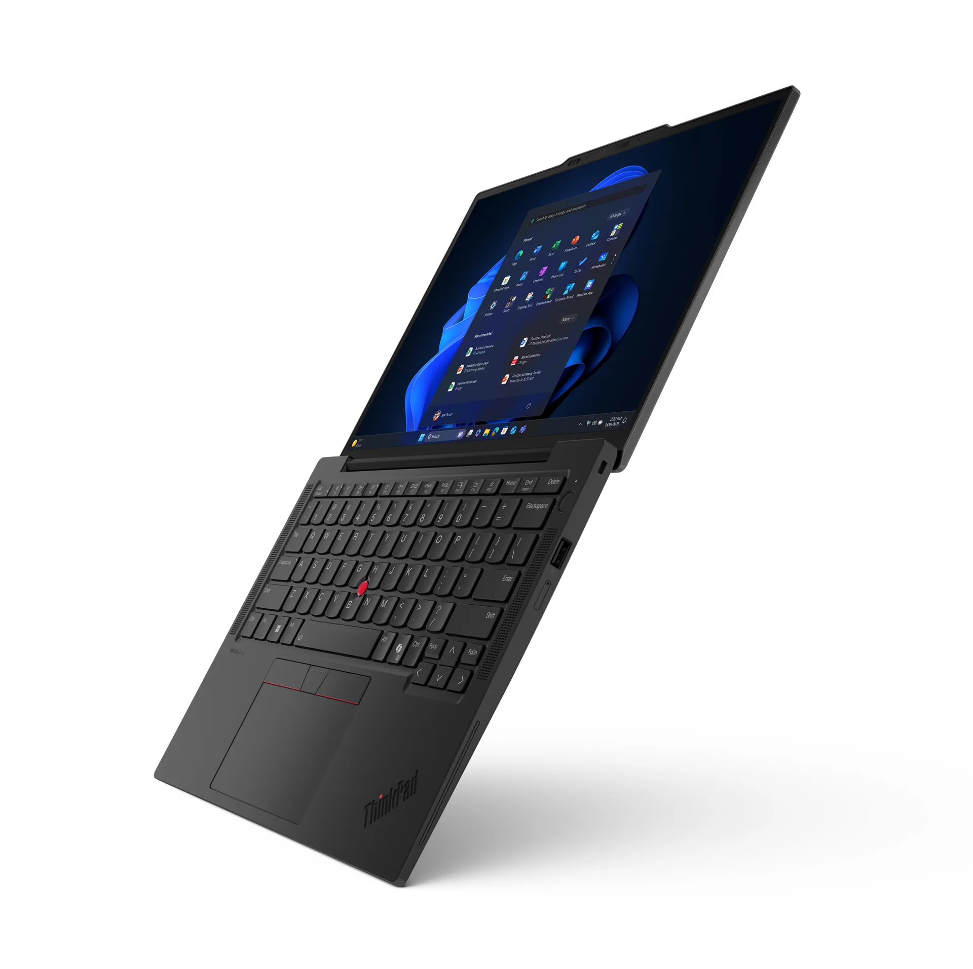 Lenovo ThinkPad X13 Gen 6 (Intel) Intel Core Ultra 7 255U Laptop 33,8 cm (13.3") WUXGA 32 GB LPDDR5x-SDRAM 1 TB SSD Wi-Fi 7 (802.11be) Windows 11 Pro Deutsch Schwarz – Bild 3