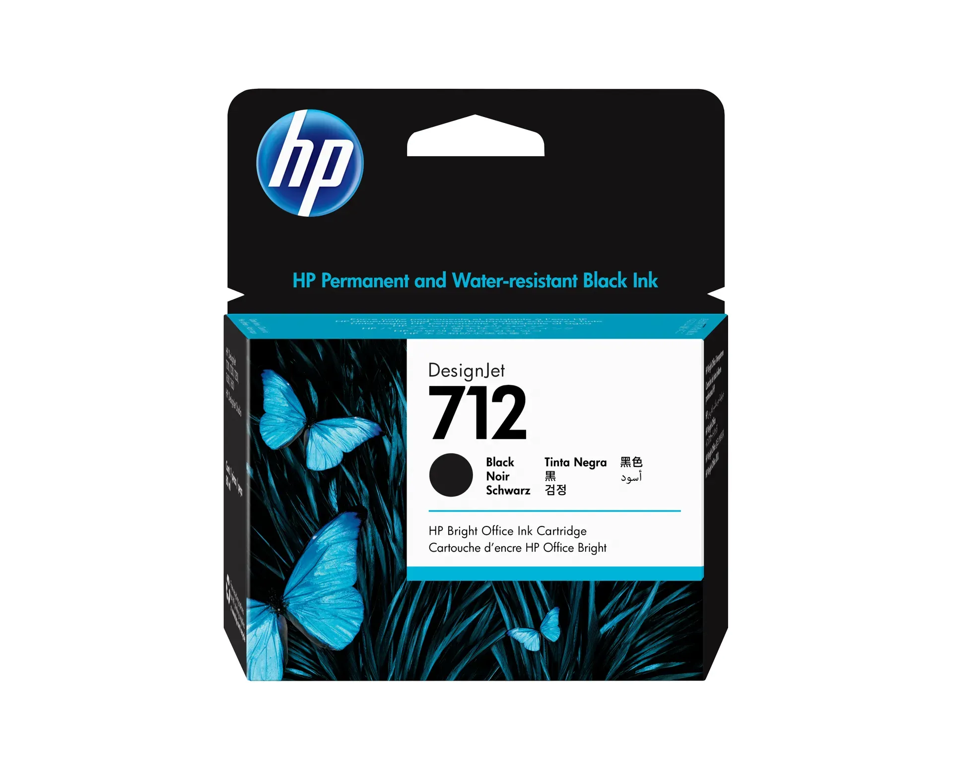 HP 712 Schwarz DesignJet Druckerpatrone, 80 ml HP 712 Schwarz DesignJet Druckerpatrone, 80 ml