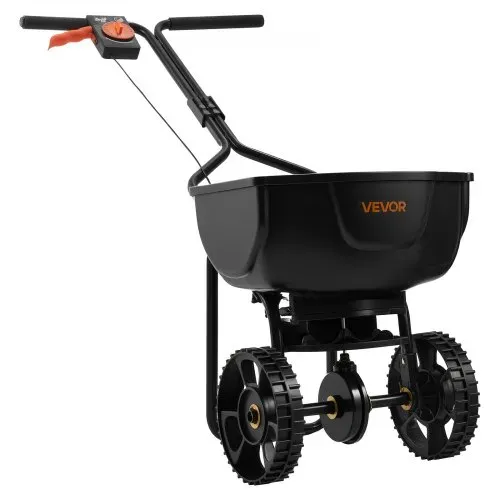 VEVOR Streuwagen 6,8 kg Fassungsvermögen, Düngerstreuer 3 m Streubreite, Schleuderstreuer mit 25,4 cm Reifen, einstellbarer Streumenge, Staatsgutstreuer für Dünger & Saatgut im Hausgarten – Bild 9