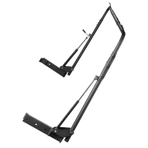 VEVOR Abdeckungsheber für Whirlpools Hydraulisch Aluminiumrohren 190-250 cm für Rechteckige Modelle, 175-245 cm Breite, 150-300 mm Eckenradius, Selbstverriegelung, 3 Seitenhaken, Abgerundete Kanten – Bild 8