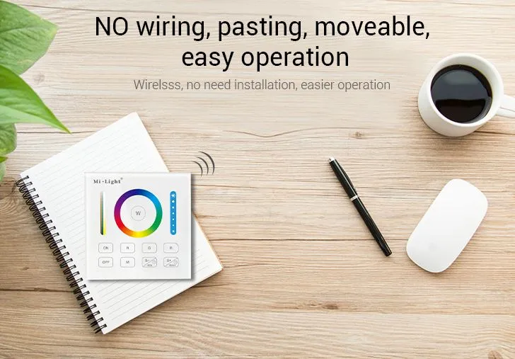 MiBoxer B0 LED Fernbedienung Smart Panel RGB-WW (RGB-CCT) – Bild 5