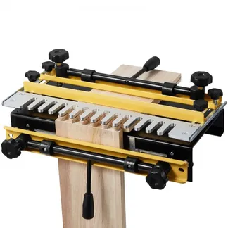 VEVOR Zinkenfräsmaschine 31 cm Breit, Zinkenfrässchablone mit Fräser & 12,7-mm-Schablone, Präzise Ausrichtung, Zapfen- & Zapfenschneidvorrichtung, Werkzeug für Möbel- & Schrankherstellung VEVOR Zinkenfräsmaschine 31 cm Breit, Zinkenfrässchablone mit Fräser & 12,7-mm-Schablone, Präzise Ausrichtung, Zapfen- & Zapfenschneidvorrichtung, Werkzeug für Möbel- & Schrankherstellung