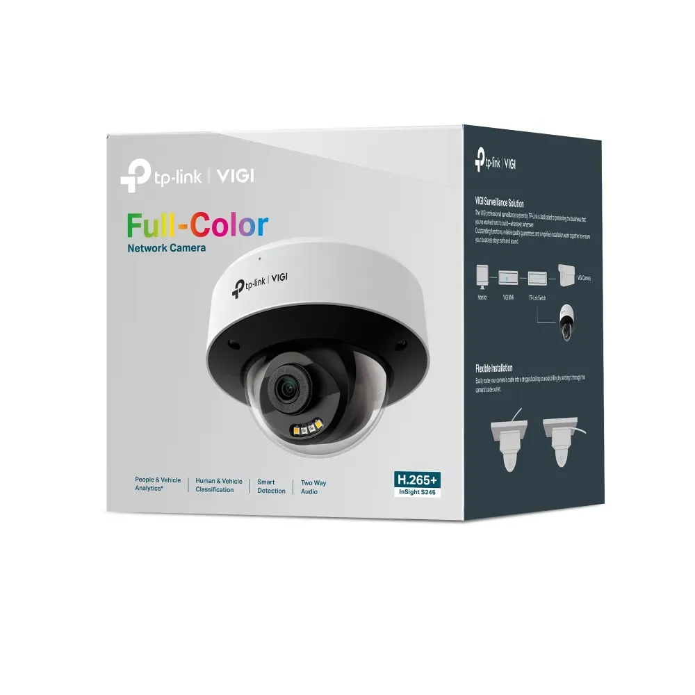 TP-Link - 4MP Full-Color Dome Network Camera - InSight S245 (4mm) – Bild 3