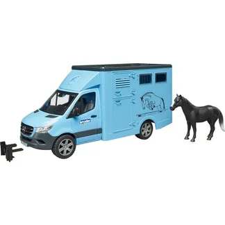 MB Sprinter Tiertransporter mit Pferd, Modellfahrzeug MB Sprinter Tiertransporter mit Pferd, Modellfahrzeug