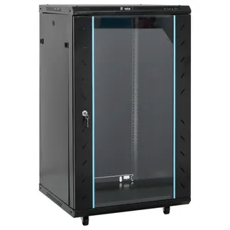 vidaXL 18U Netzwerkschrank auf Rollen 19″ IP20 60x60x100 cm vidaXL 18U Netzwerkschrank auf Rollen 19″ IP20 60x60x100 cm