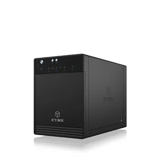 ICY BOX IB-3740-C31, Externes 4-fach Single Mode System für 3,5″ SATA I/II/III Festplatten, USB 3.1 Gen2, Type-C Host ICY BOX IB-3740-C31, Externes 4-fach Single Mode System für 3,5″ SATA I/II/III Festplatten, USB 3.1 Gen2, Type-C Host