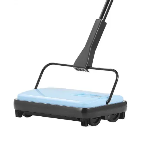 VEVOR Teppichkehrer Teppichbodenkehrmaschine manuell, Bodenkehrer mit 300 ml Staubbehälterkapazität, 17 cm Reinigungsbreite Kehrmaschine für Heimbüro-Teppiche Tierhaarstaub Teppichreinigung, Blau – Bild 9