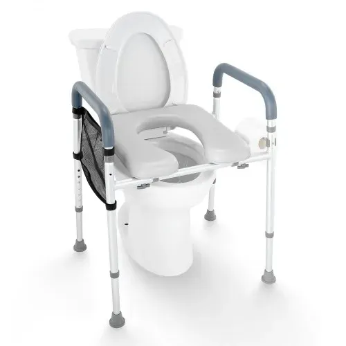 VEVOR Toilettensitzerhöhung 49-64 cm 158,76kg Universal-Toilettenerhöhung für Senioren – Bild 8