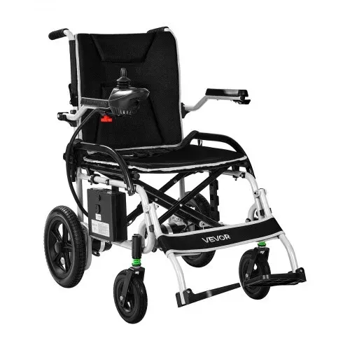 VEVOR Rollstuhl Elektrisch Faltbar, 19 km Reichweite, medizinischer Roller bis 100 kg Tragkraft, Elektrorollstuhl mit 30,5 cm Reifen, für Senioren und Behinderte, Leicht zu transportieren – Bild 8