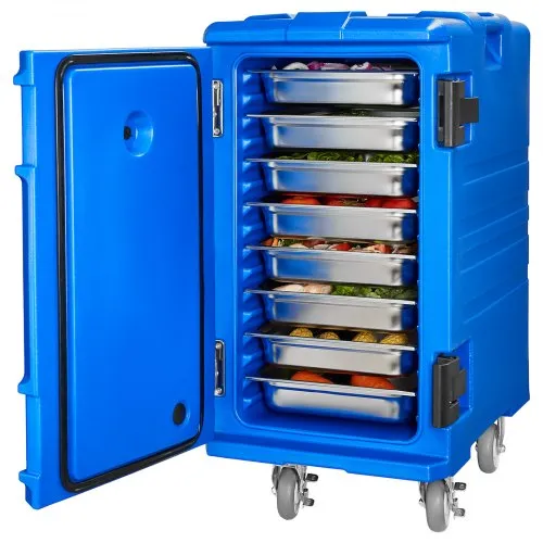 VEVOR Isolierter Speisenbehälterträger Warmhaltebox für Gastronomie 120 L, Speisenbehälter mit Doppelschnallen & Griffen, Speisenbehälterträger Lebensmitteltransportbox für Restaurant Kantine blau VEVOR Isolierter Speisenbehälterträger Warmhaltebox für Gastronomie 120 L, Speisenbehälter mit Doppelschnallen & Griffen, Speisenbehälterträger Lebensmitteltransportbox für Restaurant Kantine blau
