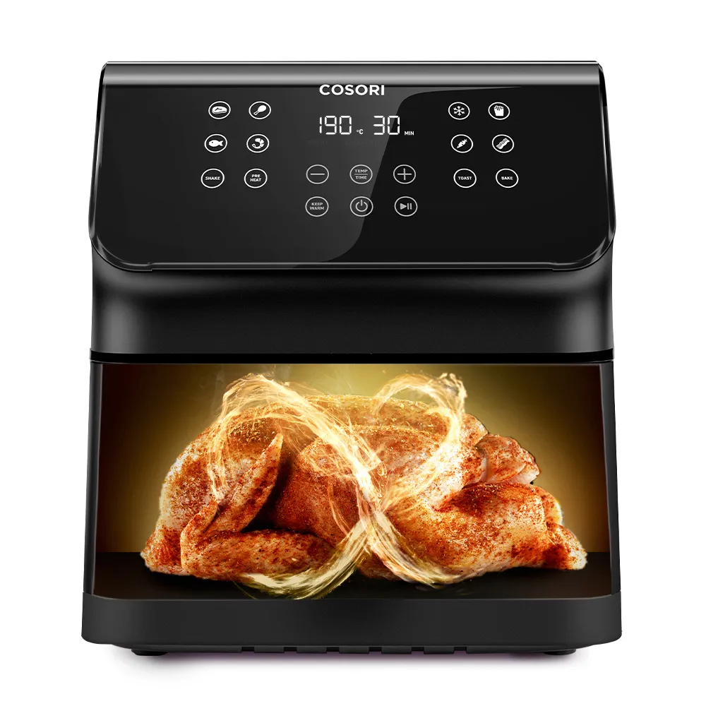 Cosori Premium II Chef Edition Einzelbild 6,2 l Eigenständig 1700 W Heißluftfritteuse Schwarz – Bild 3