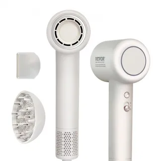 VEVOR Haartrockner 102.000 U/min, 200 Millionen negativer Ionen, 3-farbige LED-Temperaturbeleuchtung und 2 Geschwindigkeiten, Haartrockner mit Diffusor und Düse für zu Hause und unterwegs VEVOR Haartrockner 102.000 U/min, 200 Millionen negativer Ionen, 3-farbige LED-Temperaturbeleuchtung und 2 Geschwindigkeiten, Haartrockner mit Diffusor und Düse für zu Hause und unterwegs