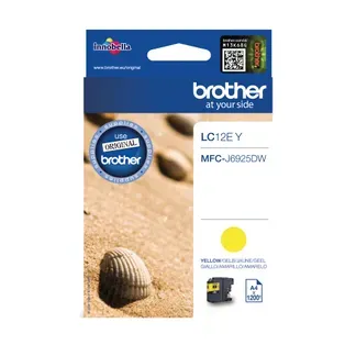 Brother LC12EY Druckerpatrone 1 Stück(e) Original Gelb Brother LC12EY Druckerpatrone 1 Stück(e) Original Gelb