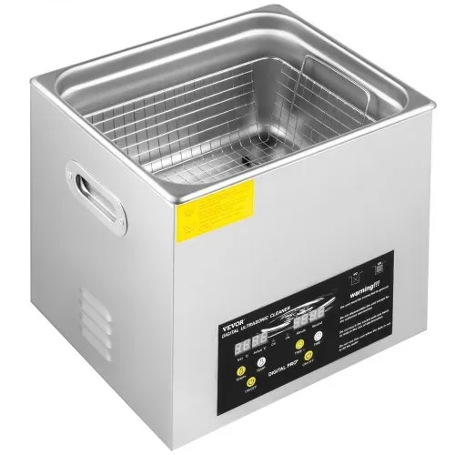 VEVOR 10 L verbesserter Ultraschallreiniger (400 W Heizung, 240 W Ultraschall) Professioneller digitaler Labor-Ultraschallreiniger mit Heizungstimer für die Reinigung von Teilen und Instrumenten – Bild 10