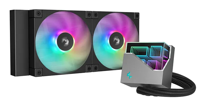 DeepCool LT240 Prozessor All-in-One-Flüssigkeitskühler 12 cm Schwarz 1 Stück(e) DeepCool LT240 Prozessor All-in-One-Flüssigkeitskühler 12 cm Schwarz 1 Stück(e)