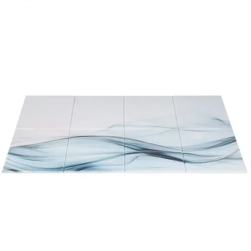 VEVOR 8er-Pack Akustikpaneele, 1200x800x10mm, Akustik Wandpaneele, selbstklebende, schalldämpfende & absorbierende Platten für Zuhause, Büro, Studio, Spielzimmer, Theater, Seidenmotiv – Bild 10