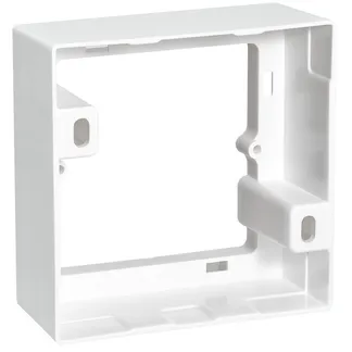 Aufputz-Rahmen McPower “Flair“ 80x80x35mm, mit Montagebohrung Aufputz-Rahmen McPower “Flair“ 80x80x35mm, mit Montagebohrung