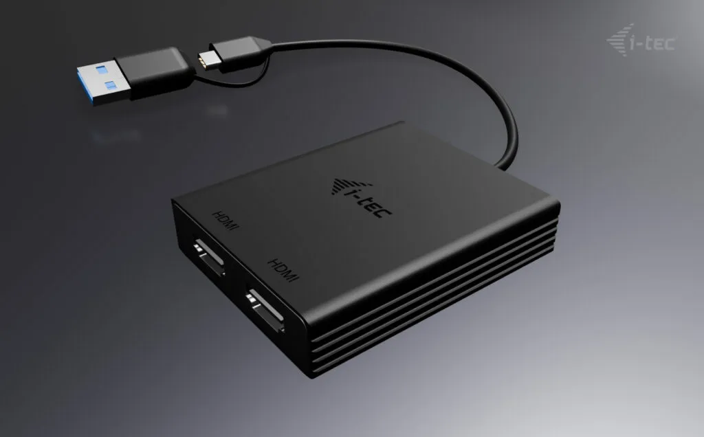 i-tec USB-A/USB-C Dual 4K/60 Hz HDMI Video Adapter – Bild 4