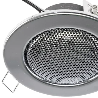 Decken-Einbaulautsprecher „CTE-8W“ Halogen-Look, 8cm Ø, 6cm Einbau, chrom Decken-Einbaulautsprecher „CTE-8W“ Halogen-Look, 8cm Ø, 6cm Einbau, chrom