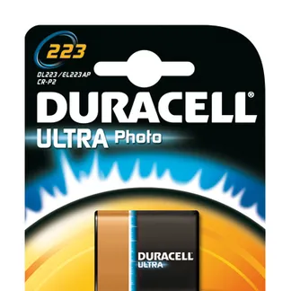 Duracell Ultra Photo 223 Einwegbatterie 6V Nickel-Oxyhydroxid (NiOx) Duracell Ultra Photo 223 Einwegbatterie 6V Nickel-Oxyhydroxid (NiOx)