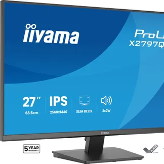 iiyama ProLite X2797QSU-B1 Computerbildschirm 68,6 cm (27″) 2560 x 1440 Pixel Quad HD LED Schwarz iiyama ProLite X2797QSU-B1 Computerbildschirm 68,6 cm (27″) 2560 x 1440 Pixel Quad HD LED Schwarz