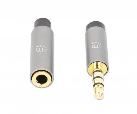 Manhattan 356046 Audio-Kabel 3 m 3.5mm Schwarz, Silber – Bild 4