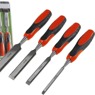 Stechbeitel Set, 4-teilig CRV, 6, 12, 18, 24mm Stechbeitel Set, 4-teilig CRV, 6, 12, 18, 24mm