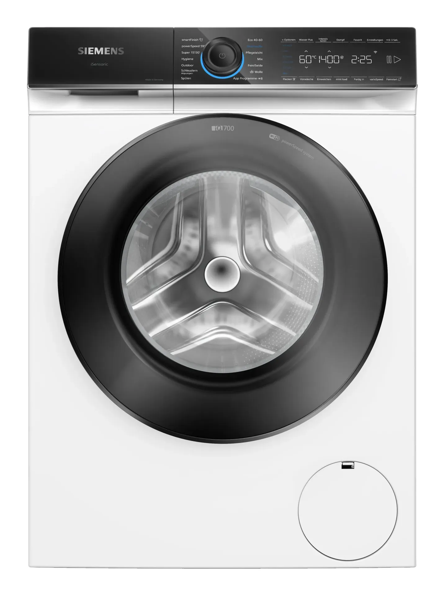 Siemens iQ700 WG44B2071 Waschmaschine Frontlader 9 kg 1400 RPM Weiß Siemens iQ700 WG44B2071 Waschmaschine Frontlader 9 kg 1400 RPM Weiß