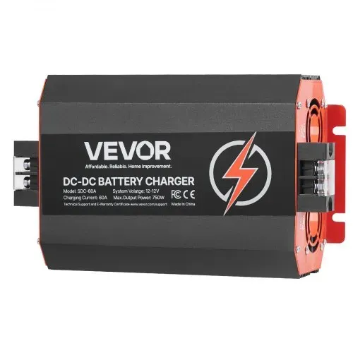 VEVOR 12 V 60 A DC/DC-Batterieladegerät, 750 W, für Blei-Säure-, Lithium-, AGM-, GEL- und Nassbatterien, intelligentes mehrstufiges Laden, für Wohnmobile, Nutzfahrzeuge, Boote, Yachten – Bild 9