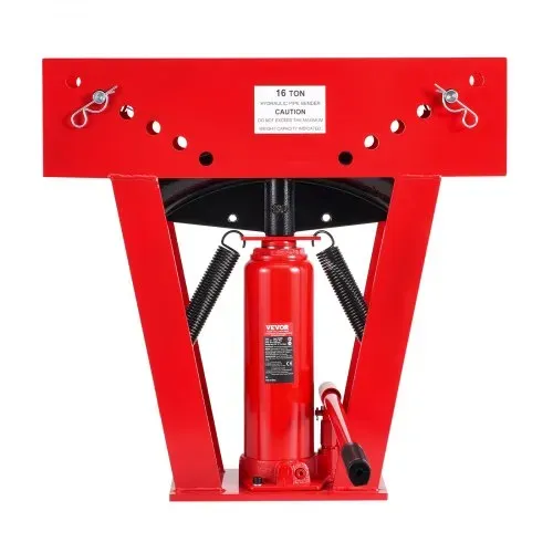 VEVOR Rohrbiegemaschine hydraulisch, 16 Tonnen Rohrbiegegerät, Rohrbieger mit 8 Matrizen (1/2, 3/4, 1, 1-1/4, 1-1/2, 2, 2,5, 3 Zoll), 90-180° verstellbaren Rollen zum Biegen verschiedener Metallarten – Bild 9