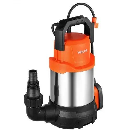 VEVOR Tauchpumpe 750 W 20.000 L/h 9 m Förderhöhe Wasserpumpe Ideal für Pools, Keller & Teiche, Automatischer Schwimmerschalter, Thermoplastisches Material & 3 m Netzkabel, Wasserdicht nach IPX8 – Bild 9