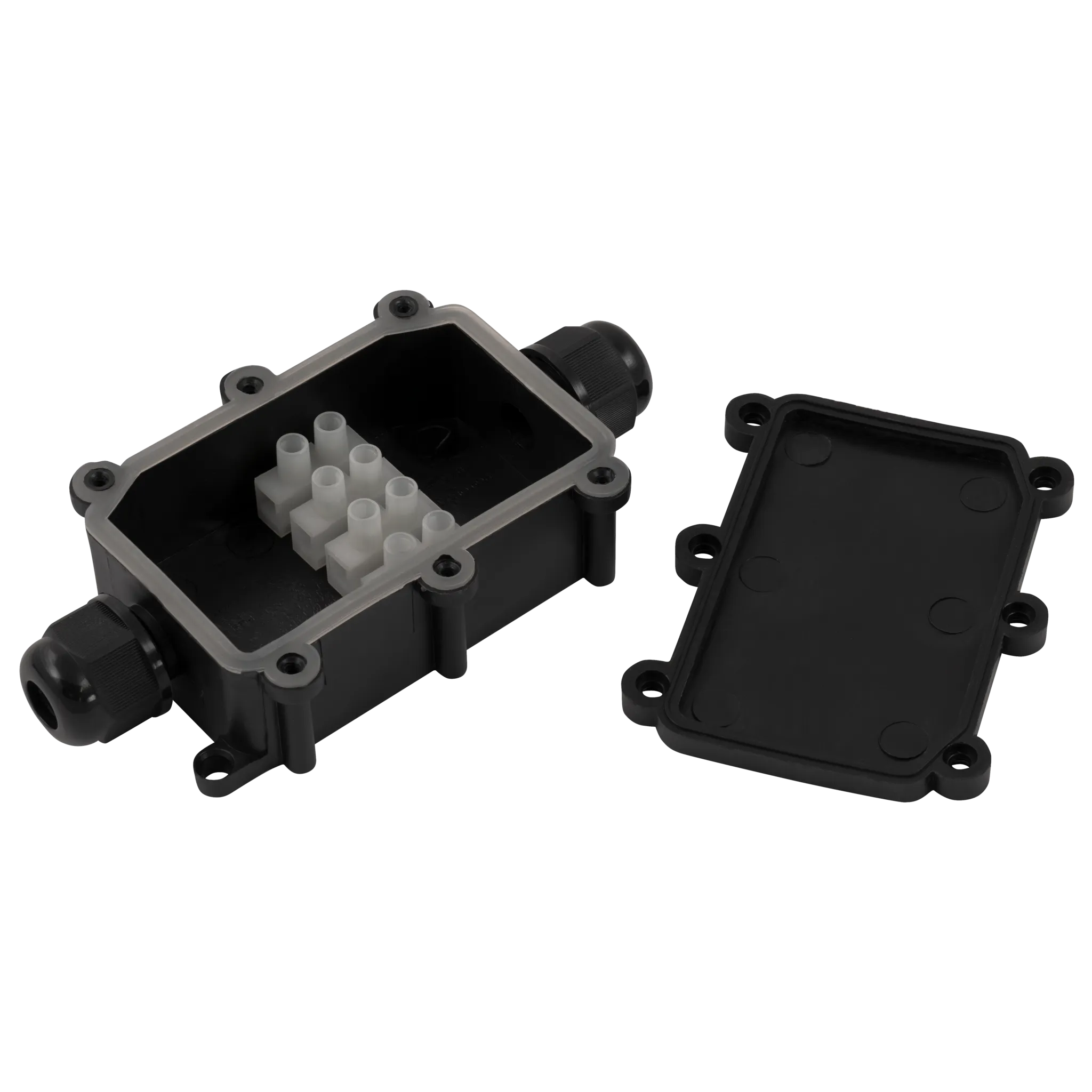 Abzweigdose McPower, IP68 - für Außen, 1 Ein- und 1 Ausgang, 124x45x32mm – Bild 3