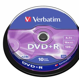 Verbatim DVD+R Matt Silver 4,7 GB 10 Stück(e) Verbatim DVD+R Matt Silver 4,7 GB 10 Stück(e)