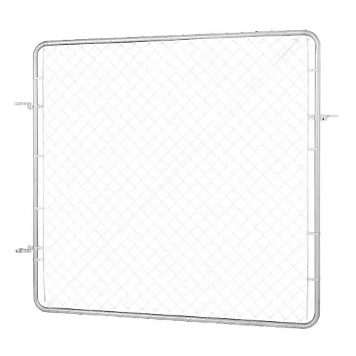 VEVOR Gartentür, 183x178 cm, verstellbares Maschendrahtzaunelement, passend für 91,44x121,92 cm große Gartenzauntoröffnungen, Zauntor für Farmen, Pfosten nicht im Lieferumfang enthalten – Bild 8
