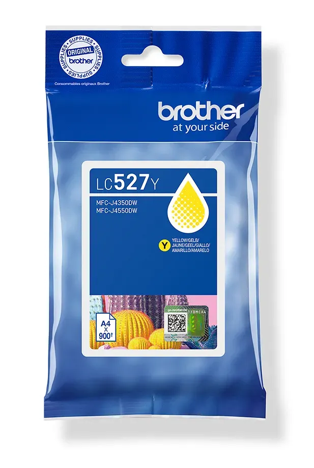 Brother LC527Y Druckerpatrone 1 Stück(e) Original Gelb Brother LC527Y Druckerpatrone 1 Stück(e) Original Gelb