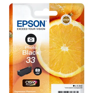 Epson Oranges Singlepack Photo Black 33 Claria Premium Ink Epson Oranges Singlepack Photo Black 33 Claria Premium Ink