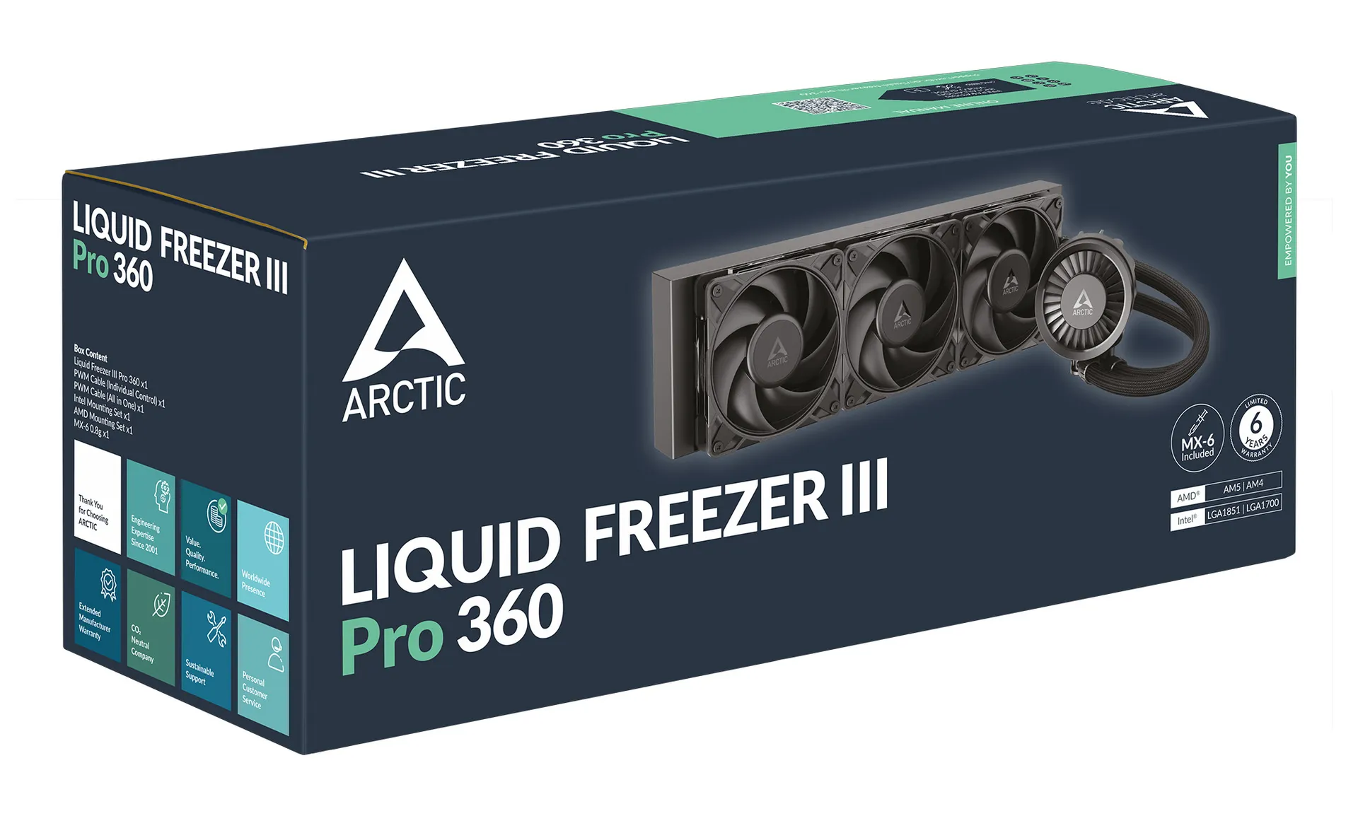 ARCTIC Liquid Freezer III Pro 360 - Multikompatibler All-in-One CPU-Wasserkühler – Bild 6