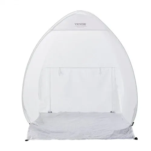 VEVOR Sprühfarben-Unterstand, 40 x 35 x 40 Zoll, tragbares Pop-Up-Sprühfarbenzelt mit integriertem Boden, Abluftfenster und Aufbewahrungstasche, faltbare Lackierkabine für Möbel, DIY-Hobby-Werkzeug-Malstation – Bild 10