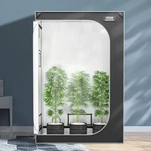 VEVOR Growzelt 122 x 61 x 183 cm Indoor-Growzelt Hydrokultur-Fenstertürablage – Bild 7